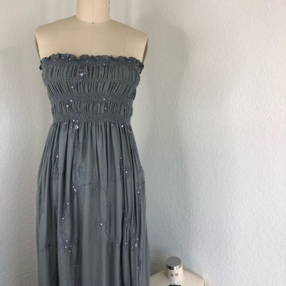 Coolchange Embroidered Rajasthan Maxi Sequin Dress - Picture 6 of 10